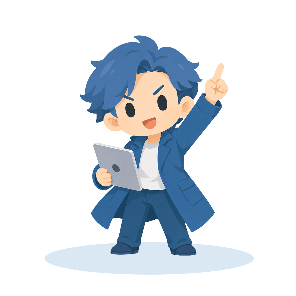 革命家デザイナーのイラスト