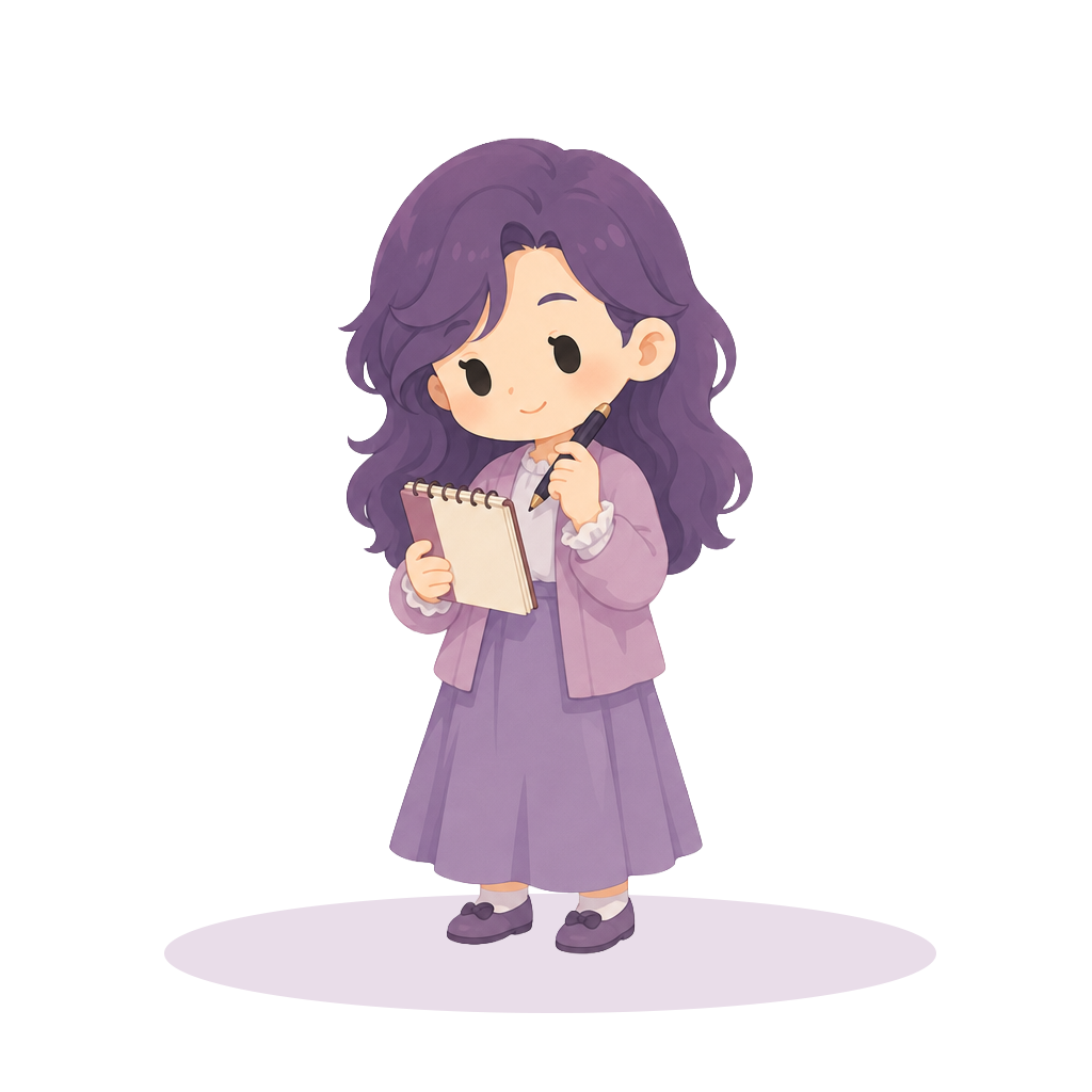 詩人デザイナーのイラスト