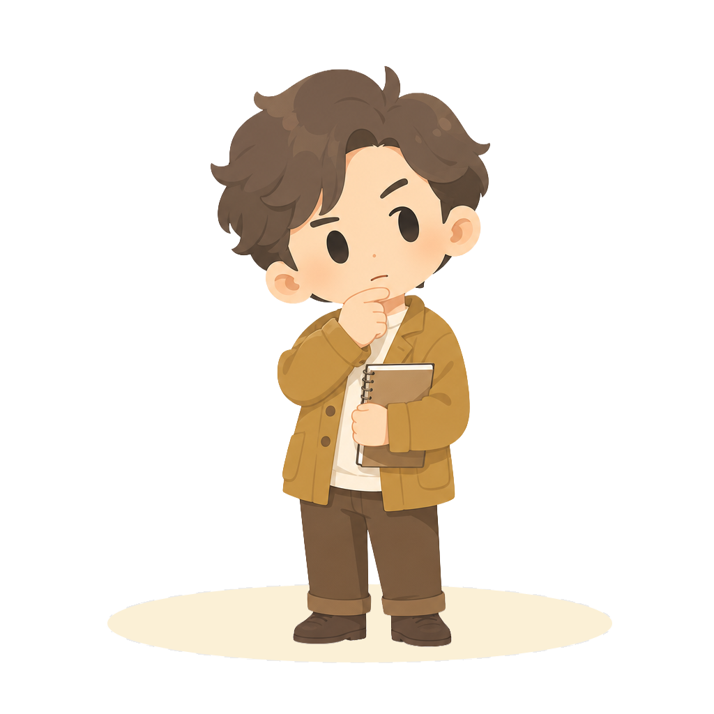 思想家デザイナーのイラスト