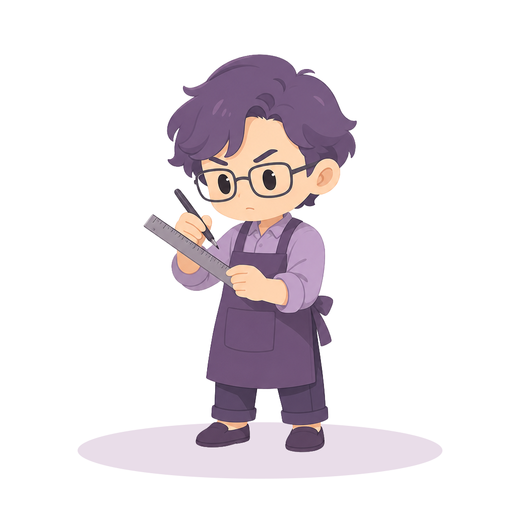職人デザイナーのイラスト